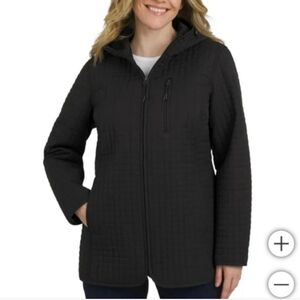 Lands' End Women's Black Puffer Jacket